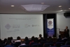 El prefecto de Imbabura, Pablo Jurado, en el acto de exposici&oacute;n de los beneficios de la alianza estrat&eacute;gica que permite el aprovechamiento de la tecnolog&iacute;a para poner en los ojos del mundo informaci&oacute;n importante relacionada al territorio.