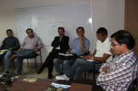 Reuni&oacute;n entre t&eacute;cnicos de la Prefectura, CONGOPE, Mancomunidad del Norte y representantes de los productores de caf&eacute;.