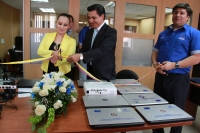 Un acto simb&oacute;lico se organiz&oacute; en la Prefectura para inaugurar los equipos inform&aacute;ticos y de georreferenciaci&oacute;n entregados por la Uni&oacute;n Europea.