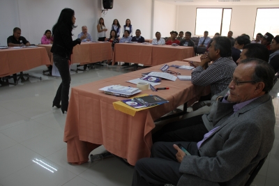 Taller de Formaci&oacute;n de Veedores Ciudadanos de Proyectos Provinciales, organizado por la Prefectura de Imbabura.